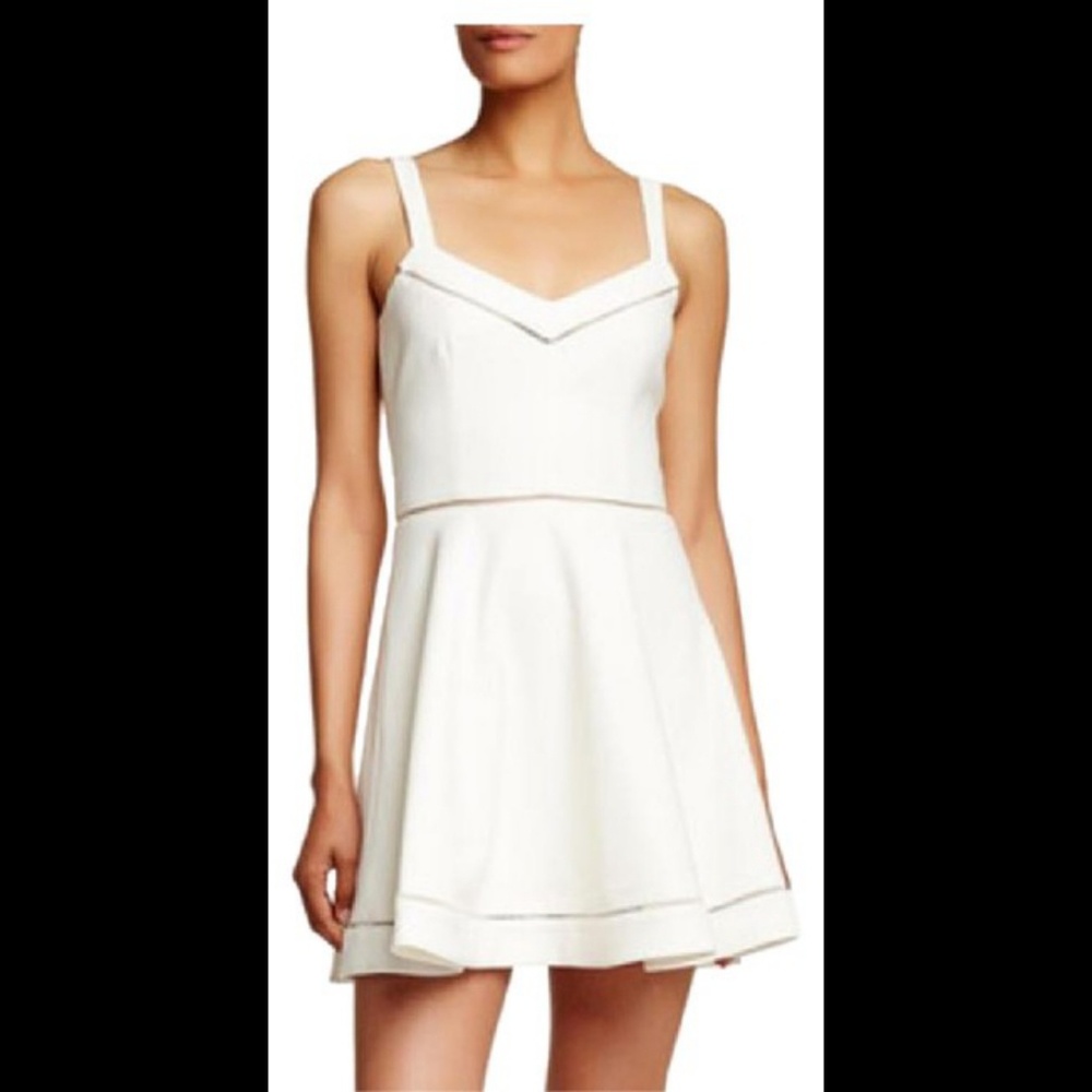 Elizabeth & James Arizona Cocktail Dress in Ivory